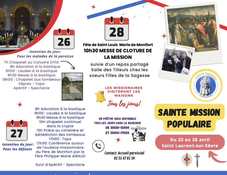 Sainte Mission Populaire – du 23 au 28 avril 2024