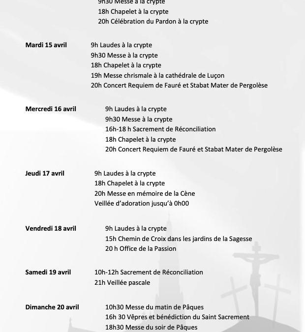 Semaine Sainte 2025