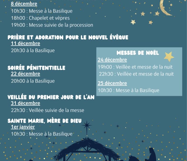Programme Avent et Noël 2025