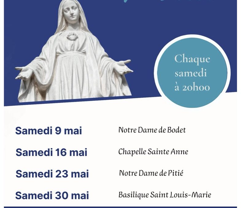 Mois de mai, Mois de Marie – mai 2026