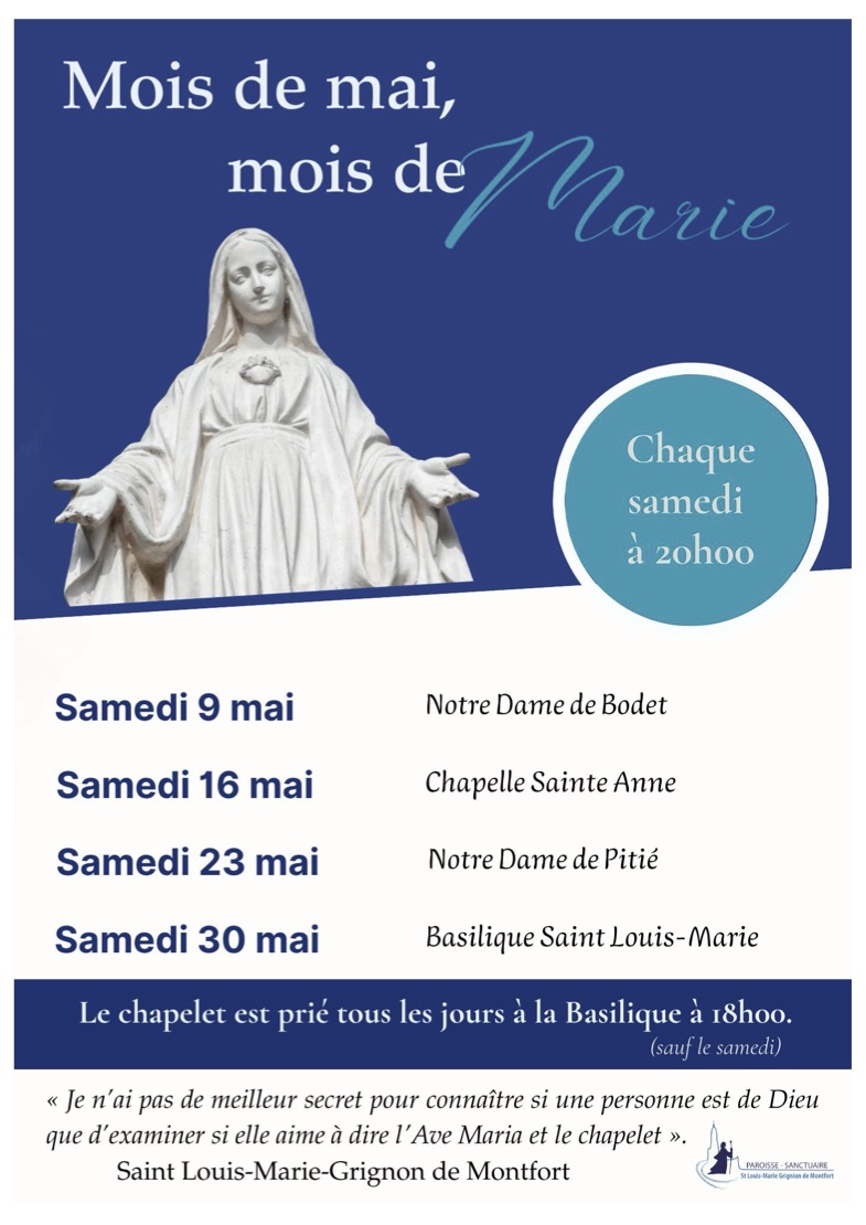 Mois de mai, mois de Marie 2026 Mois de mai, mois de Marie 2026