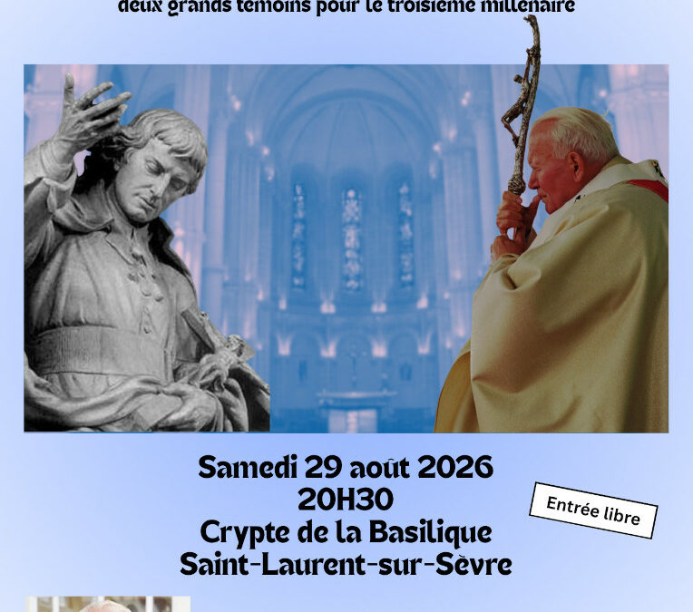 Conférence fête de la dédicade de la Basilique – 29 août 2026