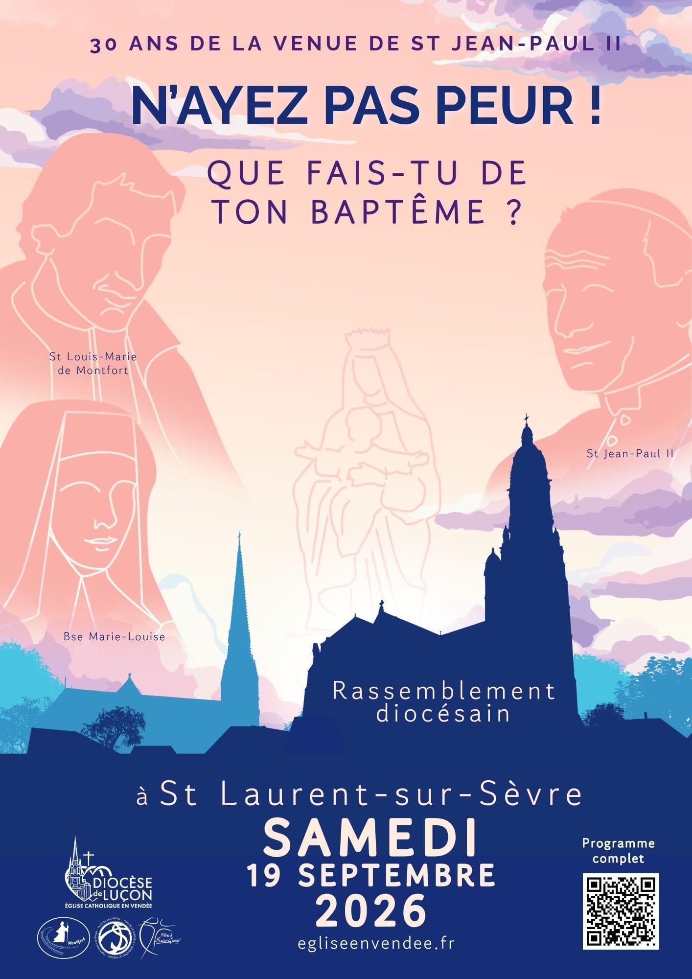 N’ayez pas peur ! Que fais-tu de ton baptême ? - 19 septembre 2026 N’ayez pas peur ! Que fais-tu de ton baptême ? - 19 septembre 2026