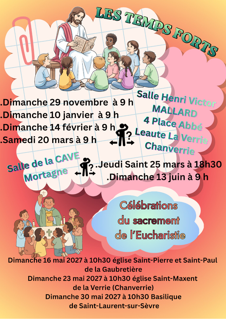 Dates 1ère Communion - 2027